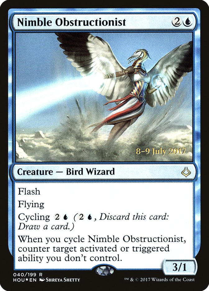 Nimble Obstructionist [Hour of Devastation Prerelease Promos] | Red Riot Games CA