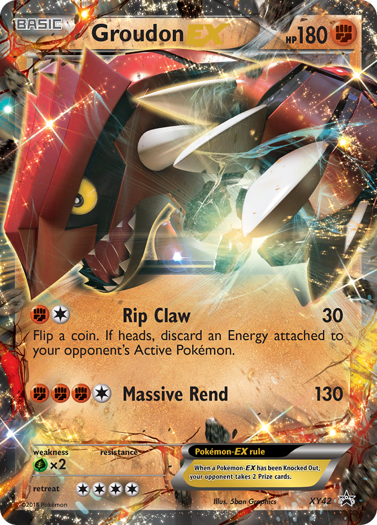 Groudon EX (XY42) [XY: Black Star Promos] | Red Riot Games CA