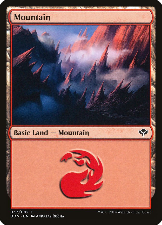 Mountain (37) [Duel Decks: Speed vs. Cunning] | Red Riot Games CA