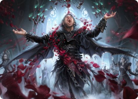 Bloodsoaked Reveler Art Card [Innistrad: Crimson Vow Art Series] | Red Riot Games CA