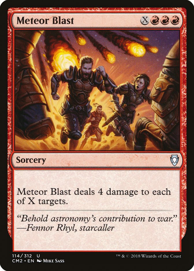 Meteor Blast [Commander Anthology Volume II] | Red Riot Games CA