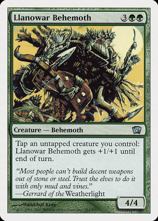 Llanowar Behemoth [Eighth Edition] | Red Riot Games CA
