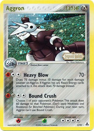 Aggron (2/92) (Stamped) [EX: Legend Maker] | Red Riot Games CA