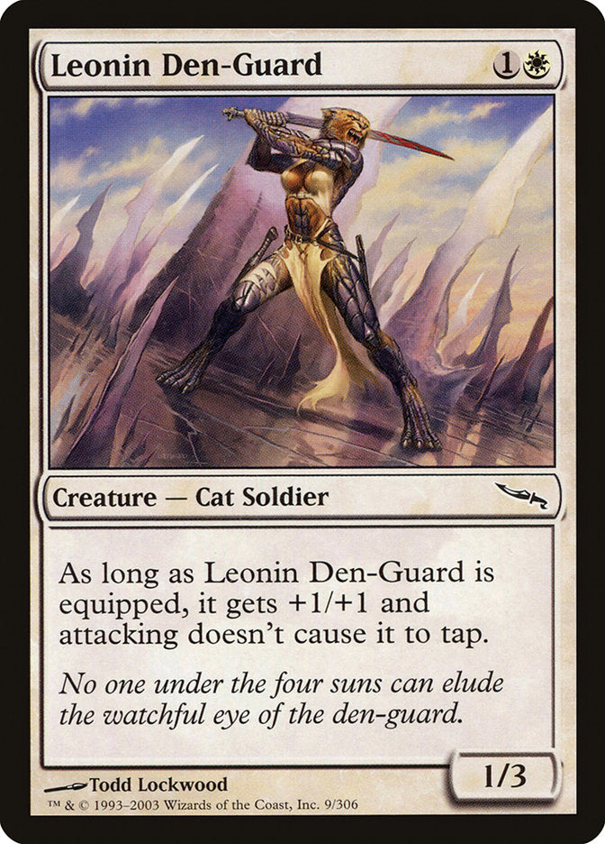 Leonin Den-Guard [Mirrodin] | Red Riot Games CA