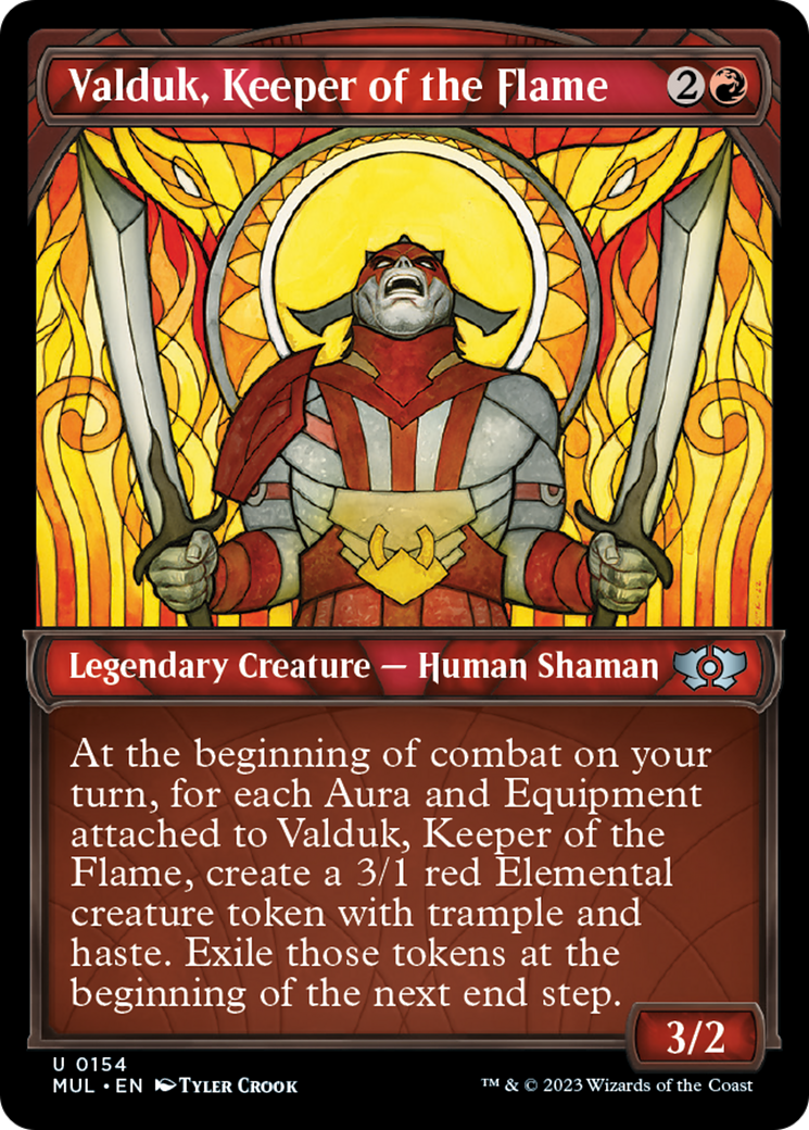 Valduk, Keeper of the Flame (Halo Foil) [Multiverse Legends] | Red Riot Games CA