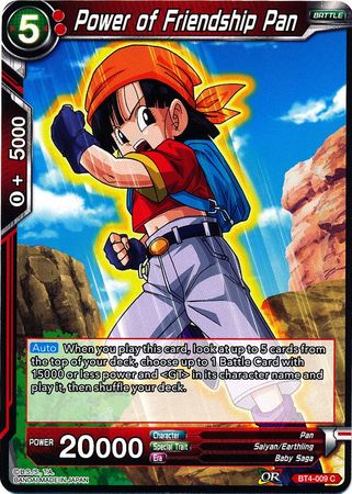 Power of Friendship Pan (BT4-009) [Colossal Warfare] | Red Riot Games CA