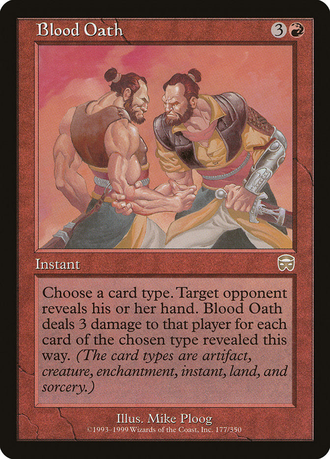 Blood Oath [Mercadian Masques] | Red Riot Games CA