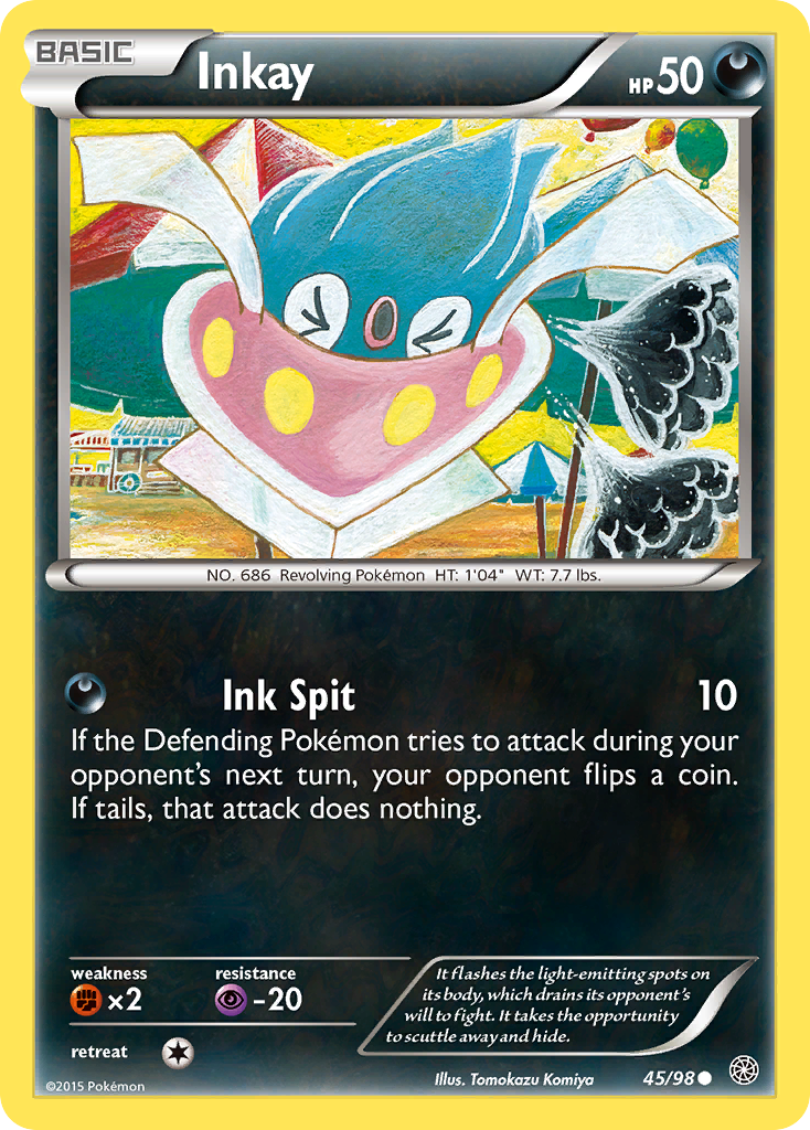 Inkay (45/98) [XY: Ancient Origins] | Red Riot Games CA