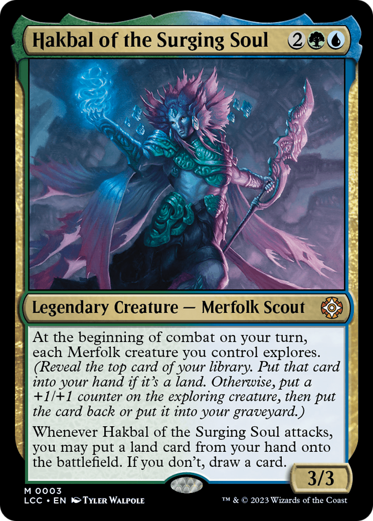 Hakbal of the Surging Soul [The Lost Caverns of Ixalan Commander] | Red Riot Games CA