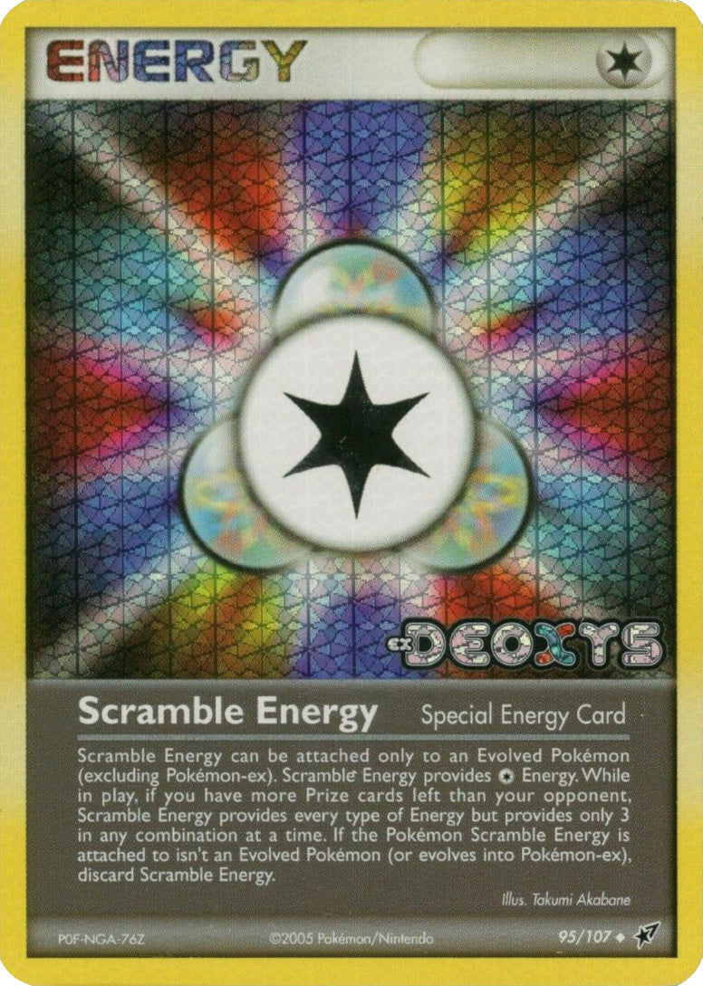 Scramble Energy (95/107) (Stamped) [EX: Deoxys] | Red Riot Games CA