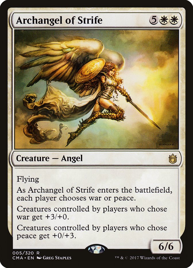 Archangel of Strife [Commander Anthology] | Red Riot Games CA