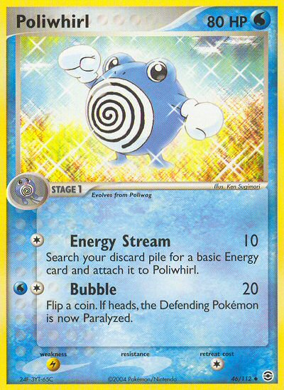Poliwhirl (46/112) [EX: FireRed & LeafGreen] | Red Riot Games CA