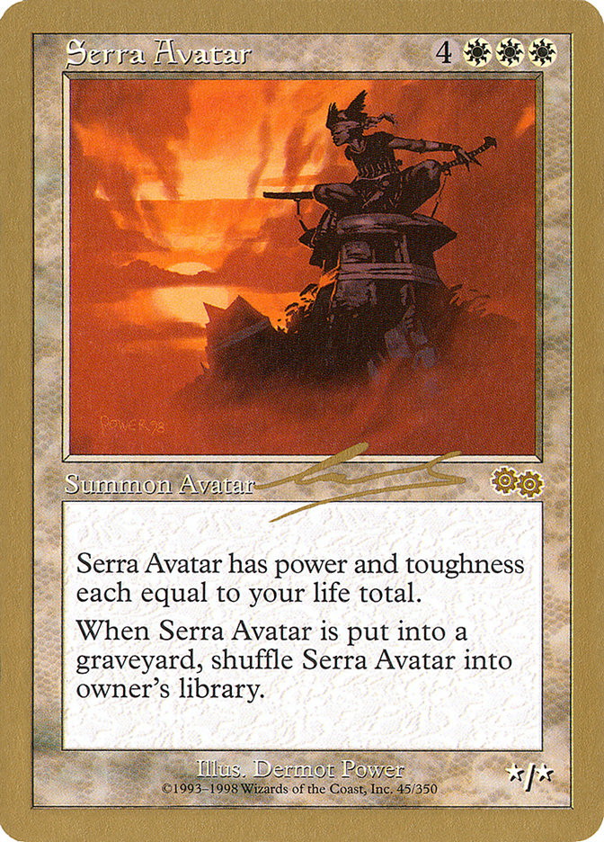 Serra Avatar (Nicolas Labarre) [World Championship Decks 2000] | Red Riot Games CA