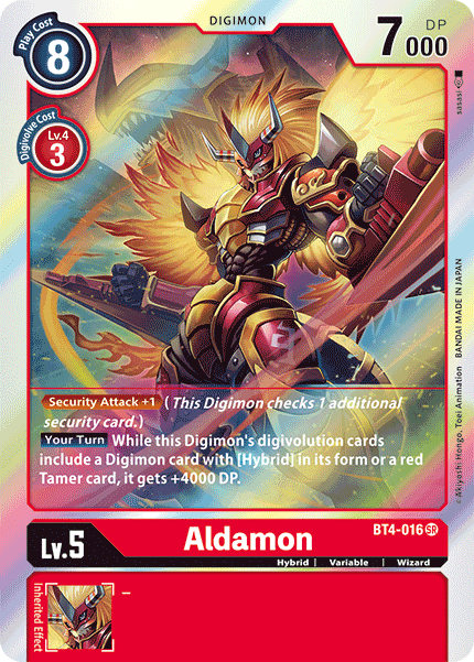 Aldamon [BT4-016] [Great Legend] | Red Riot Games CA