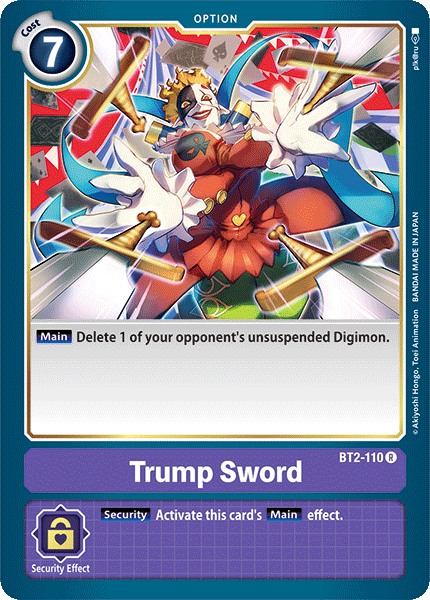 Trump Sword [BT2-110] [Release Special Booster Ver.1.0] | Red Riot Games CA