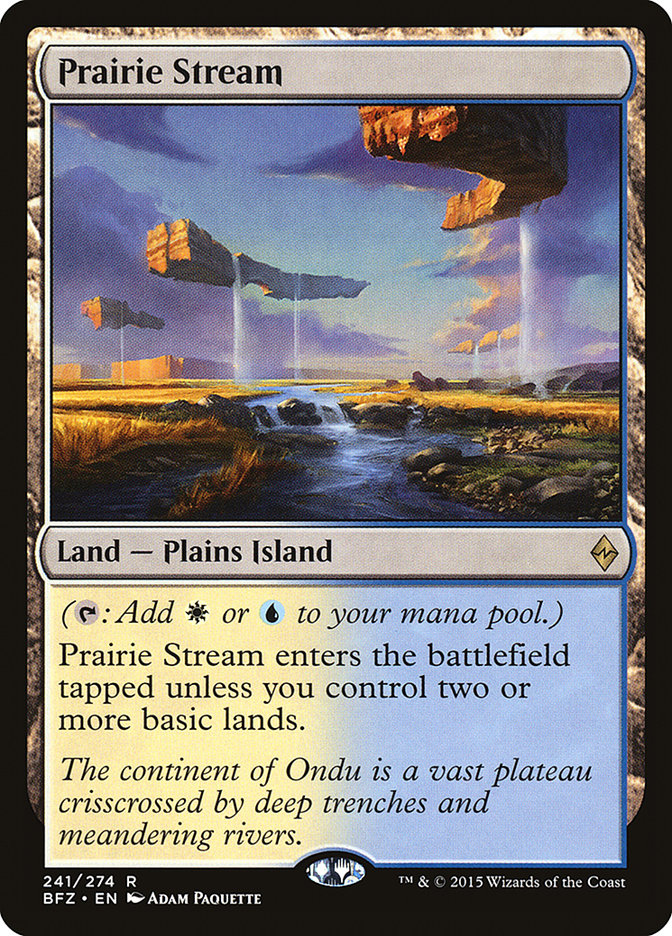 Prairie Stream [Battle for Zendikar] | Red Riot Games CA