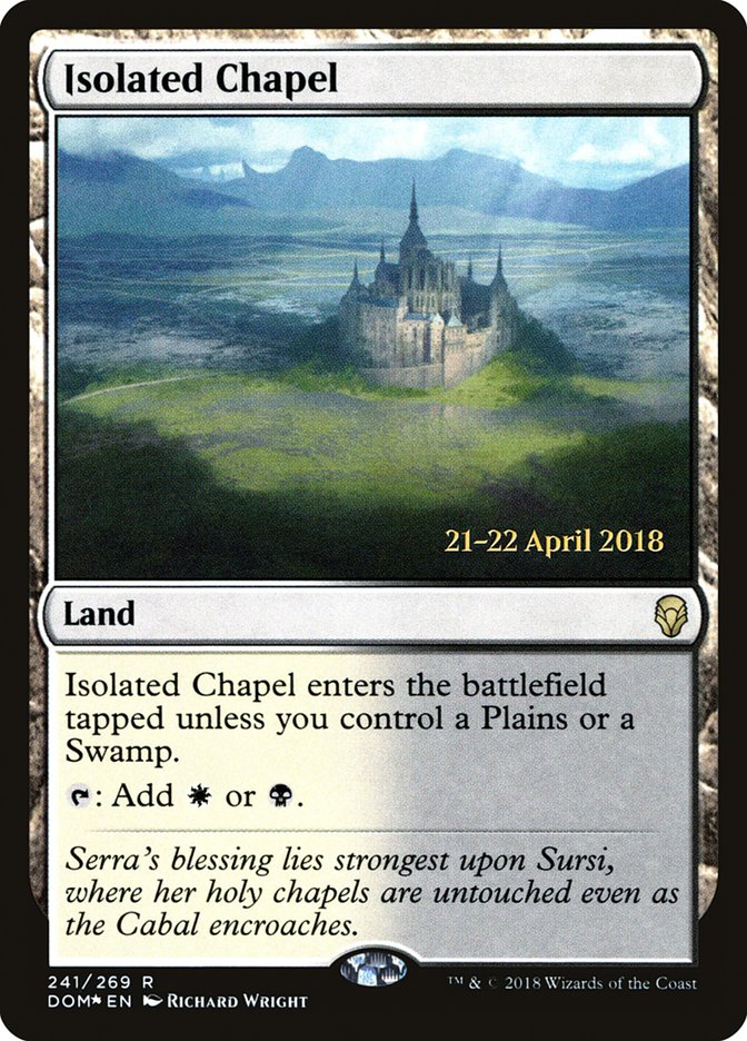 Isolated Chapel [Dominaria Prerelease Promos] | Red Riot Games CA