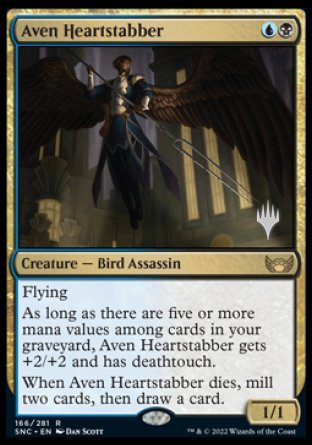 Aven Heartstabber (Promo Pack) [Streets of New Capenna Promos] | Red Riot Games CA