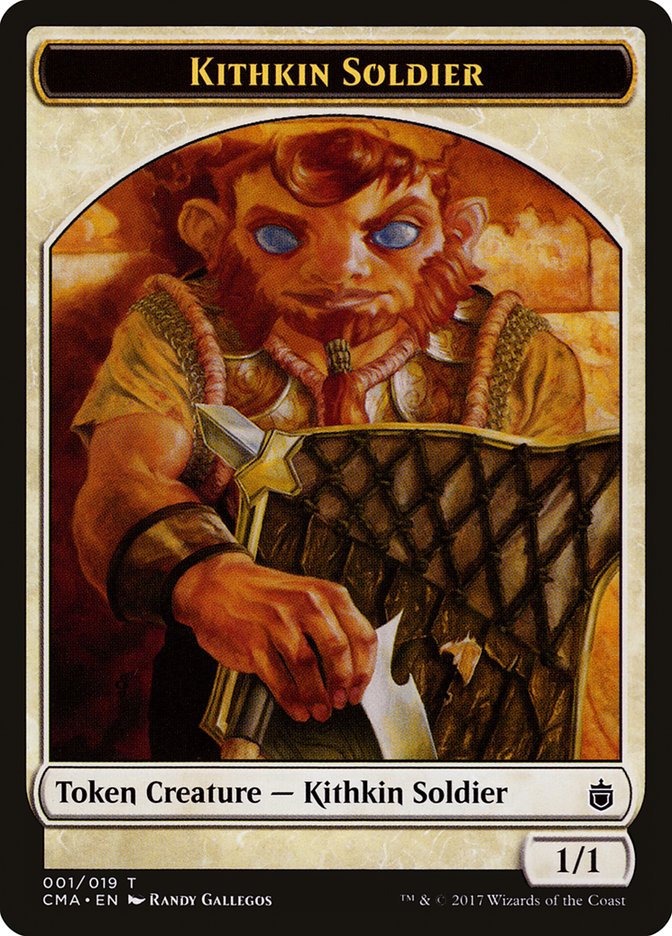 Kithkin Soldier Token [Commander Anthology Tokens] | Red Riot Games CA