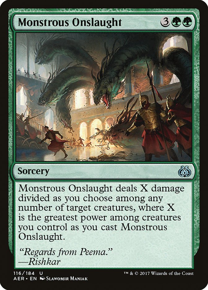 Monstrous Onslaught [Aether Revolt] | Red Riot Games CA