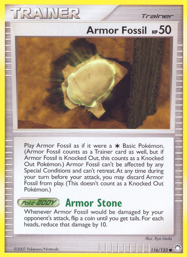 Armor Fossil (116/123) [Diamond & Pearl: Mysterious Treasures] | Red Riot Games CA