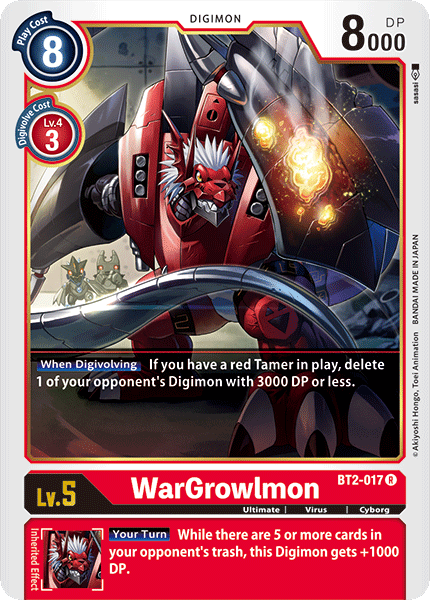 WarGrowlmon [BT2-017] [Release Special Booster Ver.1.0] | Red Riot Games CA