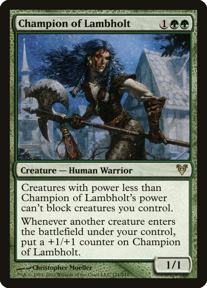 Champion of Lambholt [Avacyn Restored] | Red Riot Games CA