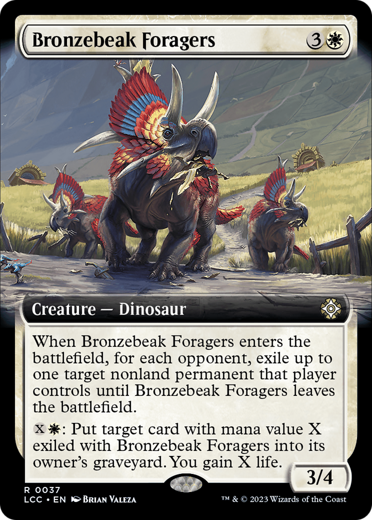Bronzebeak Foragers (Extended Art) [The Lost Caverns of Ixalan Commander] | Red Riot Games CA