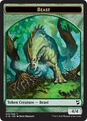 Beast (013) // Plant Double-Sided Token [Commander 2018 Tokens] | Red Riot Games CA