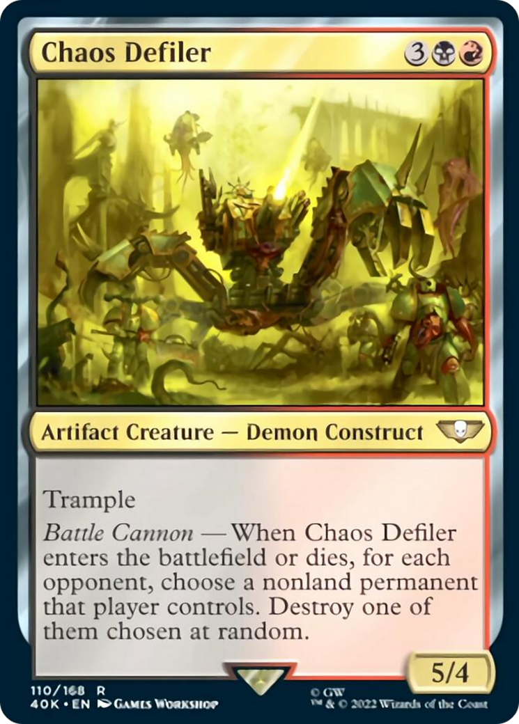 Chaos Defiler (Surge Foil) [Warhammer 40,000] | Red Riot Games CA