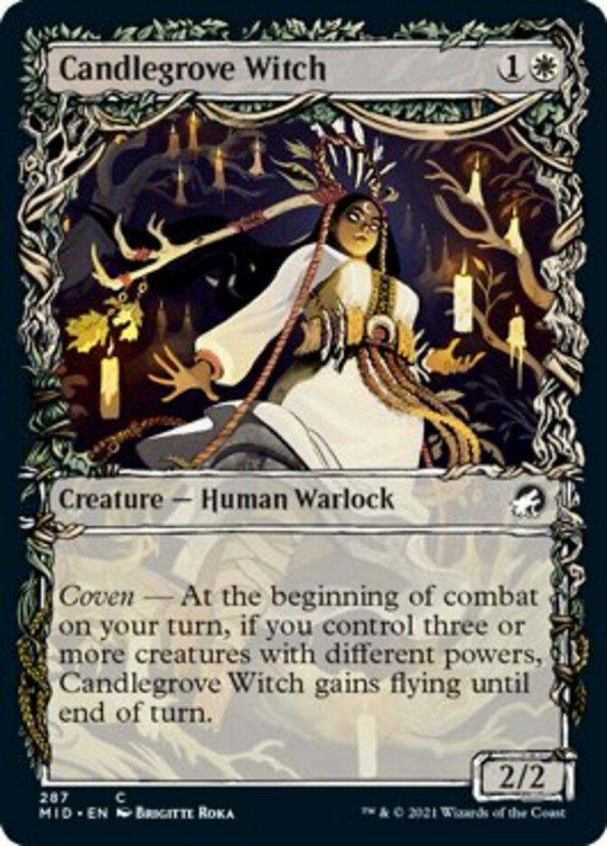 Candlegrove Witch (Showcase Equinox) [Innistrad: Midnight Hunt] | Red Riot Games CA