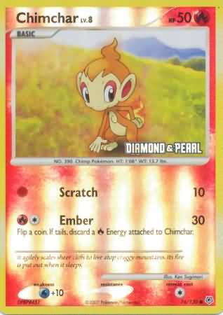 Chimchar (76/130) [Burger King Promos: 2008 Collection] | Red Riot Games CA