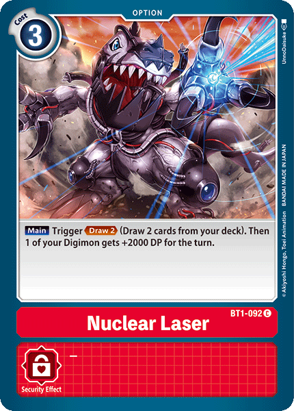 Nuclear Laser [BT1-092] [Release Special Booster Ver.1.0] | Red Riot Games CA
