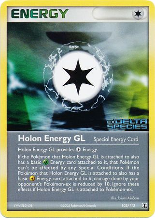 Holon Energy GL (105/113) (Stamped) [EX: Delta Species] | Red Riot Games CA
