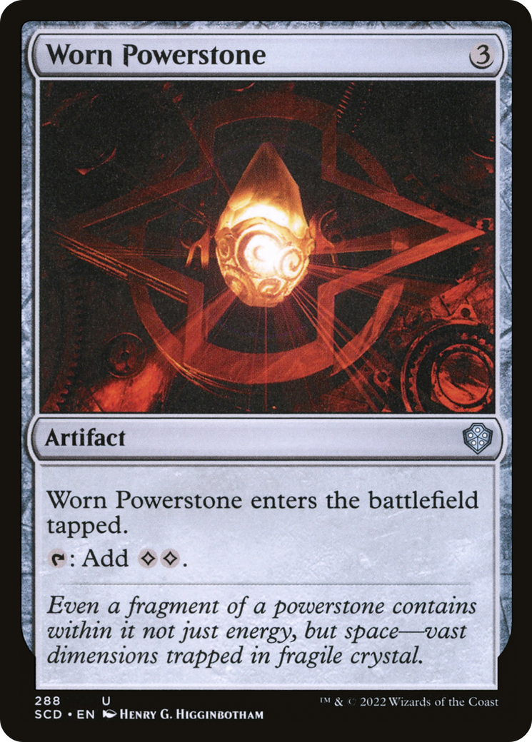 Worn Powerstone [Starter Commander Decks] | Red Riot Games CA