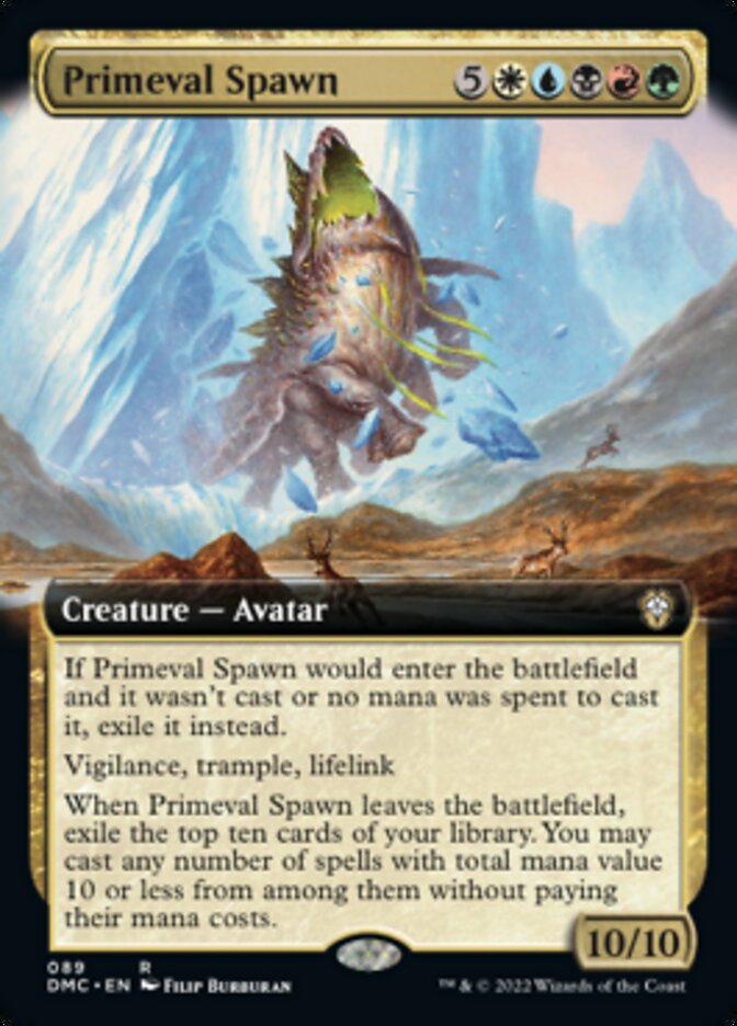 Primeval Spawn (Extended Art) [Dominaria United Commander] | Red Riot Games CA