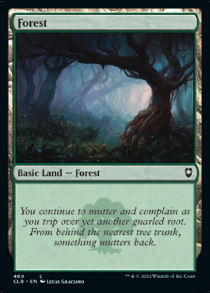 Forest (469) [Commander Legends: Battle for Baldur's Gate] | Red Riot Games CA