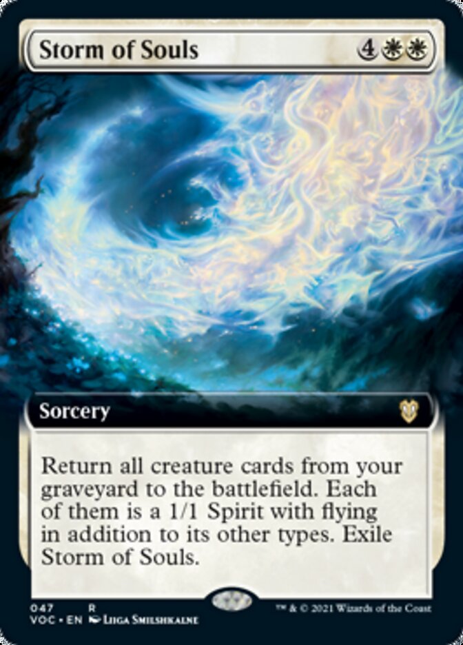 Storm of Souls (Extended Art) [Innistrad: Crimson Vow Commander] | Red Riot Games CA