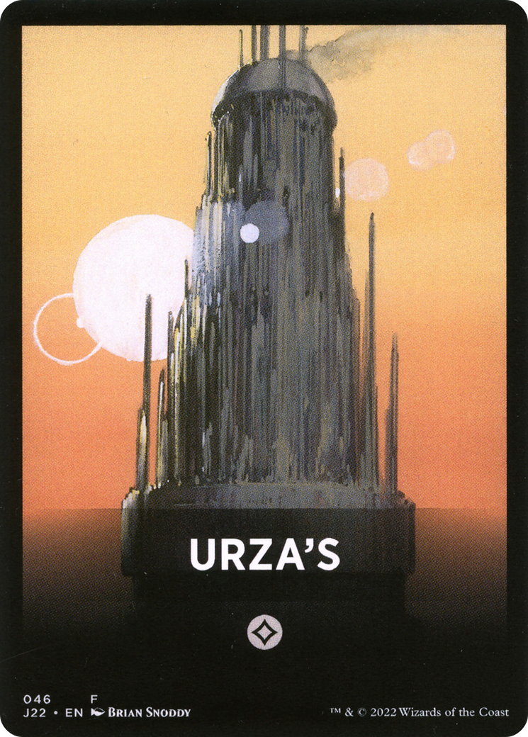 Urza's Theme Card [Jumpstart 2022 Front Cards] | Red Riot Games CA