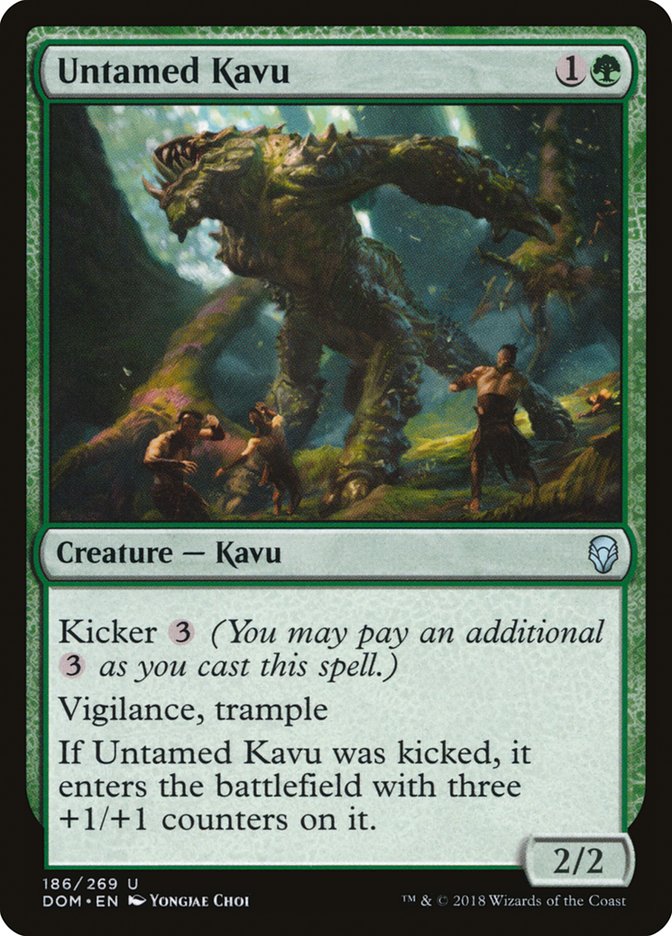 Untamed Kavu [Dominaria] | Red Riot Games CA