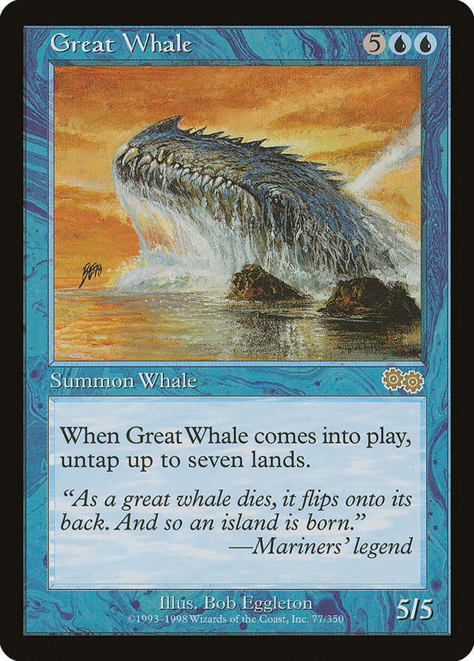 Great Whale [Urza's Saga] | Red Riot Games CA