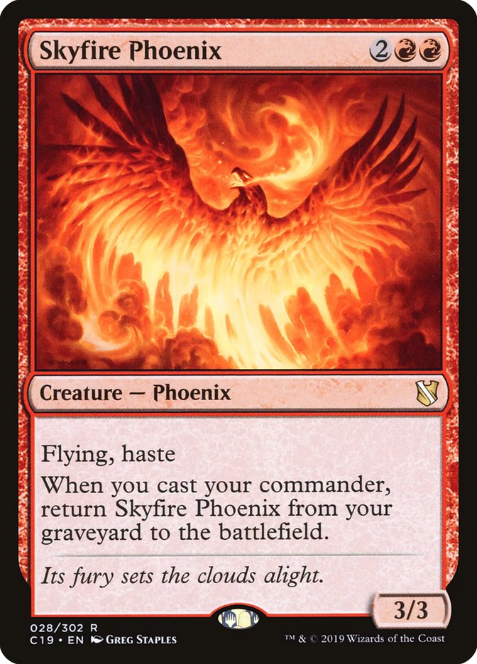 Skyfire Phoenix [Commander 2019] | Red Riot Games CA