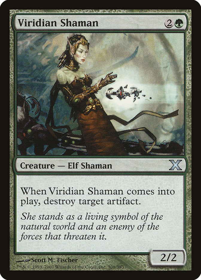 Viridian Shaman [Tenth Edition] | Red Riot Games CA