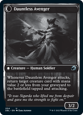 Bereaved Survivor // Dauntless Avenger [Innistrad: Double Feature] | Red Riot Games CA