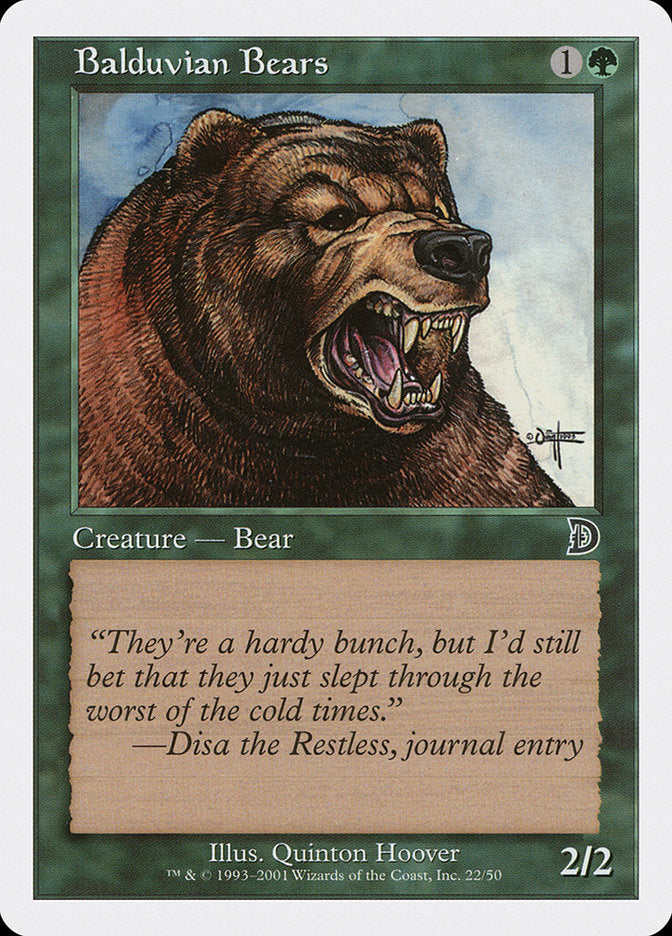 Balduvian Bears [Deckmasters] | Red Riot Games CA