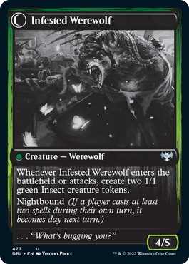 Infestation Expert // Infested Werewolf [Innistrad: Double Feature] | Red Riot Games CA