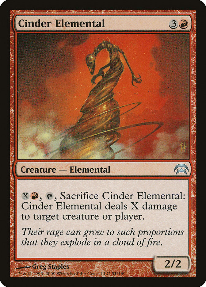 Cinder Elemental [Planechase] | Red Riot Games CA