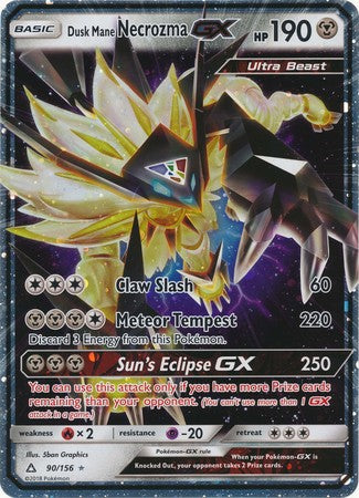 Dusk Mane Necrozma GX (90/156) (Jumbo Card) [Sun & Moon: Ultra Prism] | Red Riot Games CA