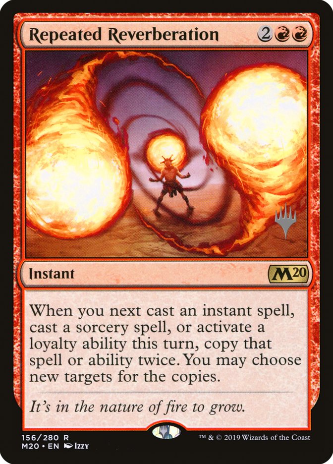 Repeated Reverberation (Promo Pack) [Core Set 2020 Promos] | Red Riot Games CA