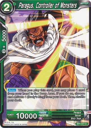 Paragus, Controller of Monsters (BT1-077) [Galactic Battle] | Red Riot Games CA